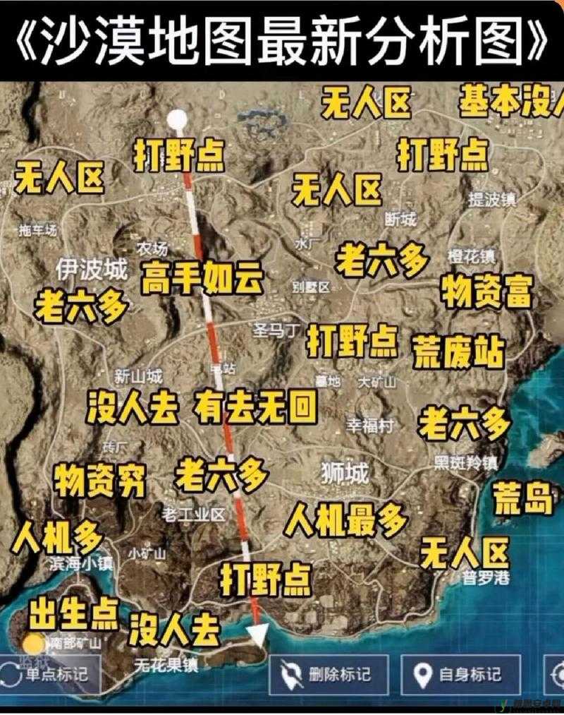 绝地求生刺激战场，海岛与沙漠地图的深度对比